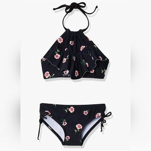 Girls Morgan Ruffle Halter Bikini 2-Piece - 2T